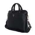 Guess PU Grained Triangle Logo Computer Bag 15|16" Black — Foto 1