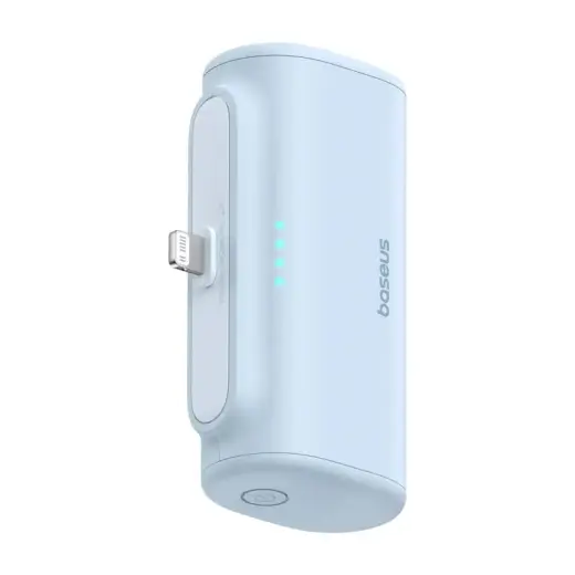 Baseus Compact IP external battery (powerbank) | 5000 mAh | 20W | USB-C, Lightning | blue Photo