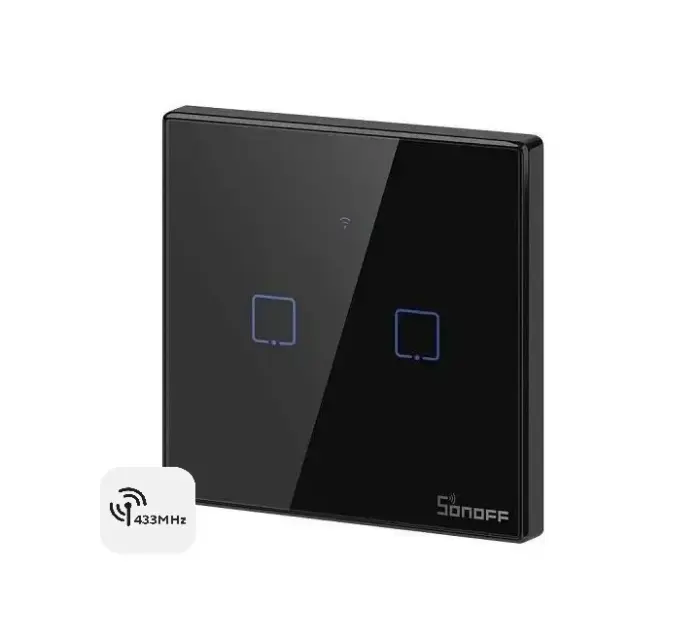 Smart Wi-Fi wall switch Sonoff TX T3EU2C with RF control