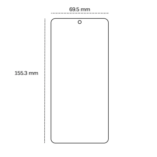 Tempered glass 2,5D for Motorola Moto G34 5G Foto 2