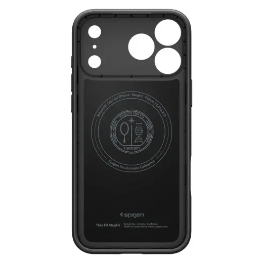 Spigen Thin Fit MagSafe Case for iPhone 17 Pro - Black Foto 5