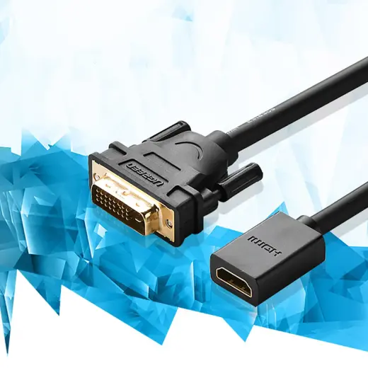 Переходник DVI на HDMI UGREEN 20118 (черный) Фото num