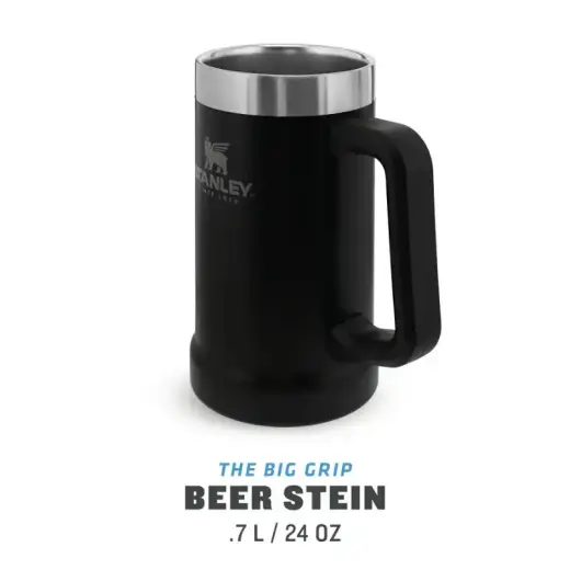 Alus kauss Adventure The Big Grip Beer Stein 0,7L matēts melns Foto 6