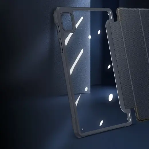Dux Ducis Toby Armored Flip Smart Case for Realme Pad Mini black Фото num