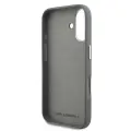 Karl Lagerfeld Grained PU K&CH Heads telefona maciņš iPhone 16 pelēks — Foto 5