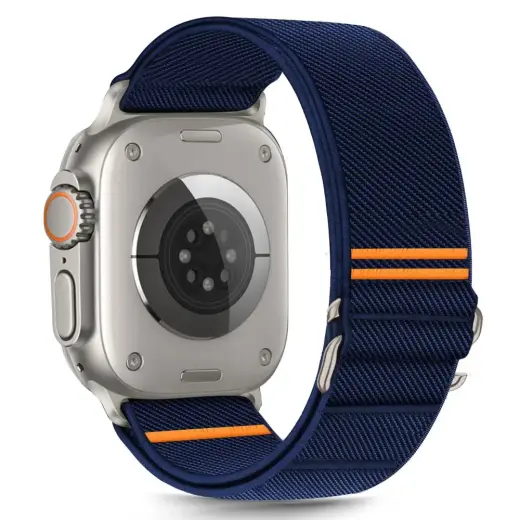 TECH-PROTECT NYLON SLIP APPLE WATCH 6 | 7 | 8 | 9 | 10 | SE | ULTRA 1 | 2 (44 | 45 | 46 | 49 MM) NAVY Фото num
