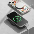 Ringke Fusion Design Armored Sleeve Cover with Gel Frame for iPhone 14 Plus transparent (Floral) (FD637E31) Photo