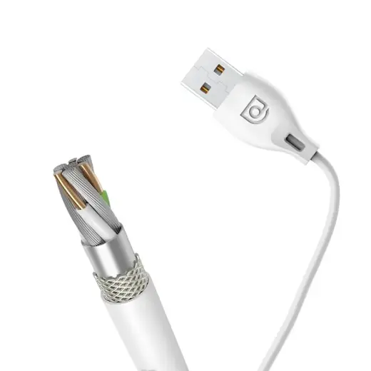 Dudao L4L datu pārraides un uzlādes vads | USB-A uz Lightning | 10W | 2m | balts Foto 8