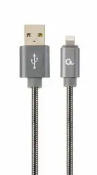 Gembird data transfer and charging cable | USB-A to Lightning | 2m | gray