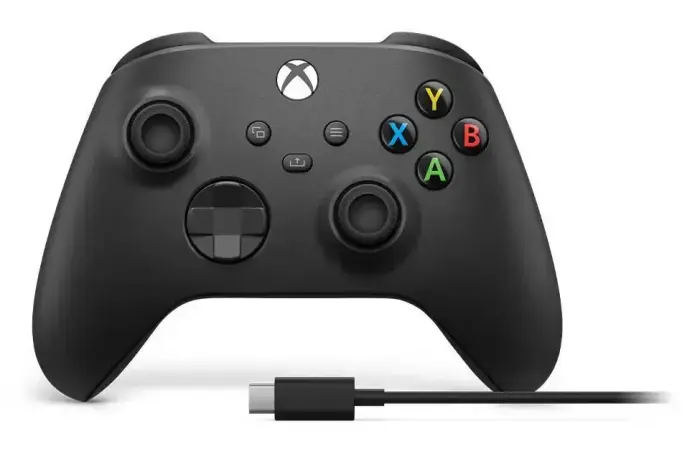 Microsoft Controller Xbox Wireless mit Kabel / EP2-29944 Black Multipack