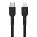 Dudao L9X провод для передачи данных и зарядки | USB-C на Lightning | 30W | 2m | черный Фото num