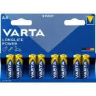 VARTA alkaline battery R6 (AA) Longlife Power 8 pcs Photo