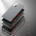 Dux Ducis Fino case covered with nylon material for Samsung Galaxy A03s gray Photo