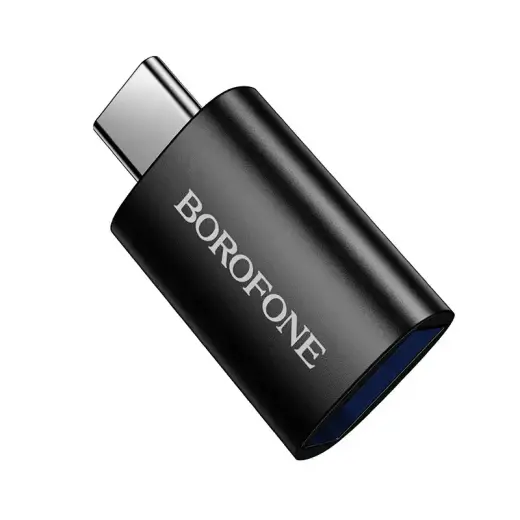 Borofone Adapter BV26C - Type C to USB - black Photo
