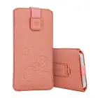WONDER Deko Pouch Case (Size L) for Iphone 13 Mini/12 Mini/SE 2020/2022/7/8 peach — Photo 1