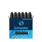 Tintes kapsulas SCHNEIDER spalvu pildspalvām 6gab., melnas Foto 1