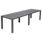 Garden table Julie Double Table ( 2 configurations) grey — Photo 1