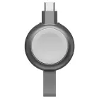 ENERGEA WatchPod 3 compact inductive charger for Apple Watch 5W USB-C Fast Charging gray/gunmetal Фото num