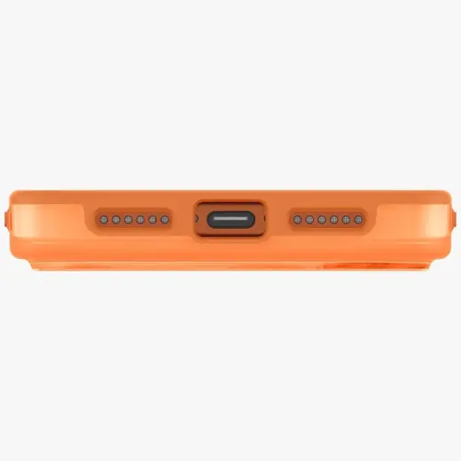 UNIQ Clario Case for iPhone 17 Pro Magclick Charging Orange Photo