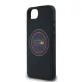 Red Bull PU Leather red Ring phone case for iPhone 16e blue with MagSafe Photo
