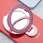 Phone stand CIRCLE MIRROR - stick-on - pink — Foto 4