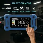 Qoltec Intelligent microprocessor charger 12V 15A | Rectifier with repair function and maintaining power supply during battery replacement | for AGM GEL LiFePO4 | LCD Foto 2