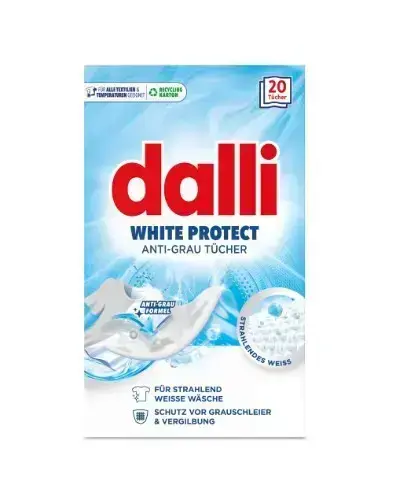 Dalli salvetes pret gaišas veļas sakrāsošanos 20gb
