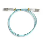 Qoltec Fiber optic patchcord LC/UPC - LC/UPC | Multimode | 50/125 | OM3 | Duplex | 1m — Foto 2