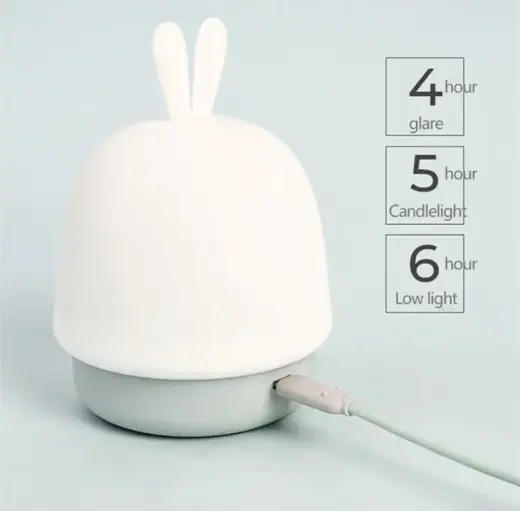 Night lamp W-008 Rabbit white Foto 2