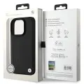 BMW BMHMP16XSLLBK iPhone 16 Pro Max 6.9" czarny|black hardcase Leather Hot Stamp MagSafe Foto 8
