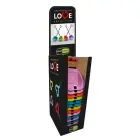 Saslauku liekšķere ar gumiju Love 24,5x27x85cm asorti, 4 krāsas Foto 5