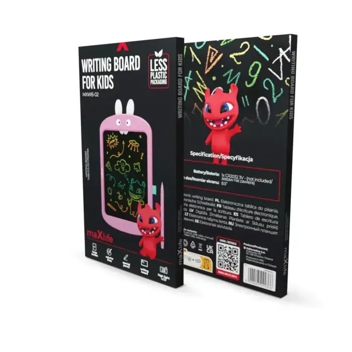 Maxlife kids writing board MXWB-02 pink Foto 5