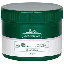 Cica Mild Toner Pad (60 pcs) - Soothing facial pads.