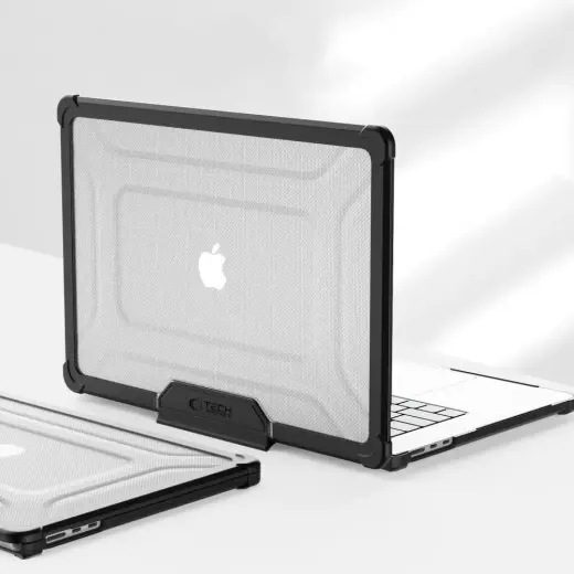 TECH-PROTECT SMARTSHELL PRO MACBOOK AIR 15 M2 | M3 | M4 | 2023-2025 BLACK|CLEAR Фото num