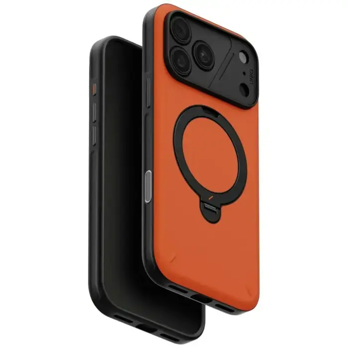 Case UNIQ Elix for iPhone 18 Pro Max / 17 Pro Max 360 Rotating Kickstand orange