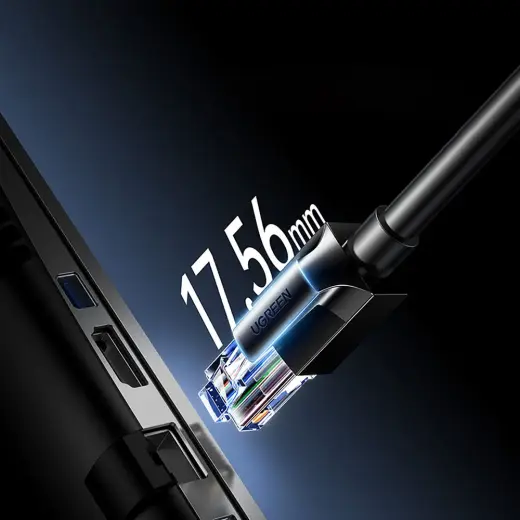 Ugreen Cat6A UTP Ethernet Cable 10m - Black Фото num