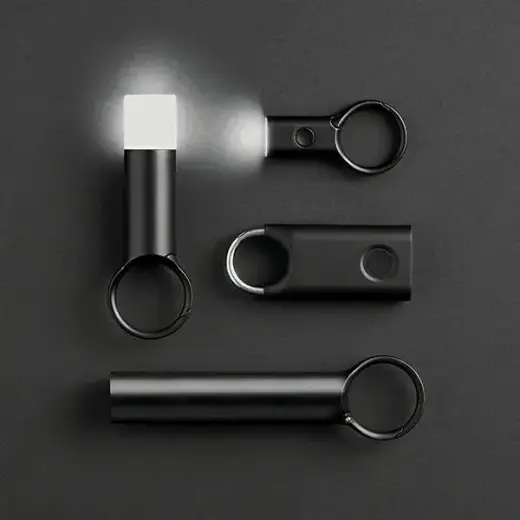 Lexon Nomaday Keychain with Flashlight dark green LL136DG1 Foto 6