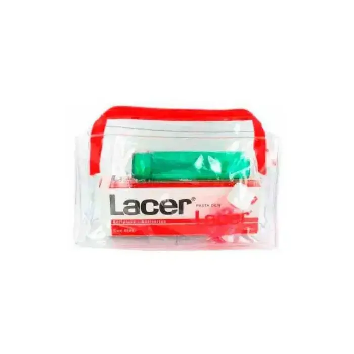 Lacer Travel Toilet Bag Paste Mouthwash