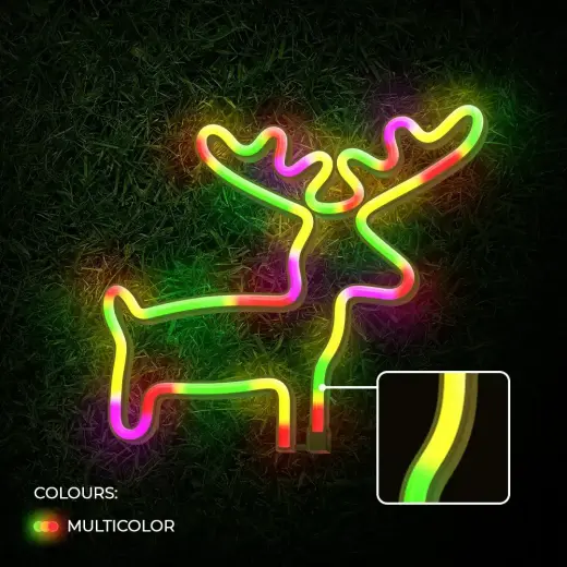 Neon LED Light ELK multicolor Bat + USB FLNE12 Forever Light Foto 5