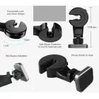 Magnetic car holder headrest mount Type 1 black Фото num