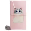 Nimmy Zestaw 2w1 notatnik + długopis      różowy|pink Big Eyed Pet 2.0 Cat Photo