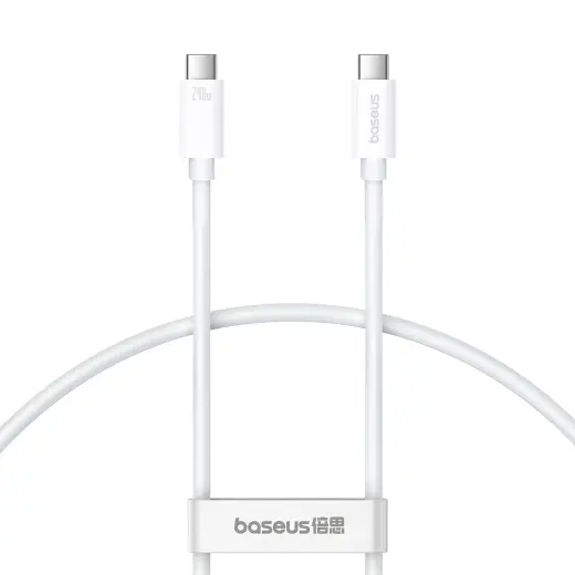 Baseus Superior 2 CB000066 провод для передачи данных и зарядки | USB-C на USB-C | 240W | 1.8m | белый Фото num