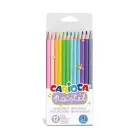 Zīmuļu komplekts CARIOCA Pastel, 12 dažādas pasteļķrāsas Foto 1