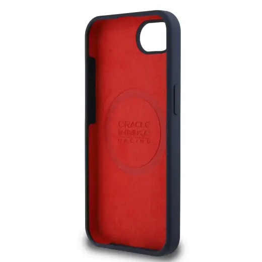 Red Bull Silicone Powerbar phone case for iPhone 16e blue with MagSafe support Photo