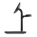 MagScape Ładowarka Indukcyjna 3w1 MagSafe magnetyczna Czarna Photo