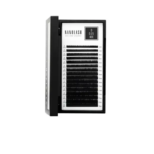 Set of False Eyelashes Nanolash VOLUME LASHES Extensions 6-13 Mm Foto 1