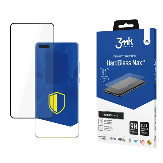 Huawei P40 Pro 5G Black - 3mk HardGlass Max™ screen protector Фото num