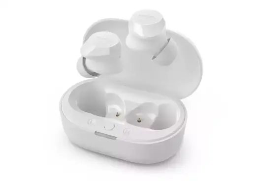 PHILIPS in-ear true bezvadu austiņas ar portatīvo uzlādes ietvaru, baltas Foto 4