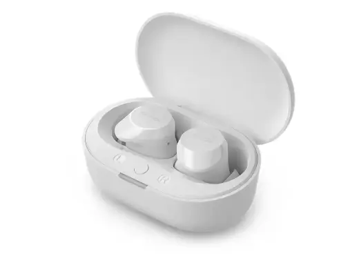 PHILIPS in-ear true bezvadu austiņas ar portatīvo uzlādes ietvaru, baltas Foto 3