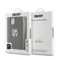 DKNY PU Leather Stack Logo Wrist Strap Case for iPhone 13 Green — Foto 4